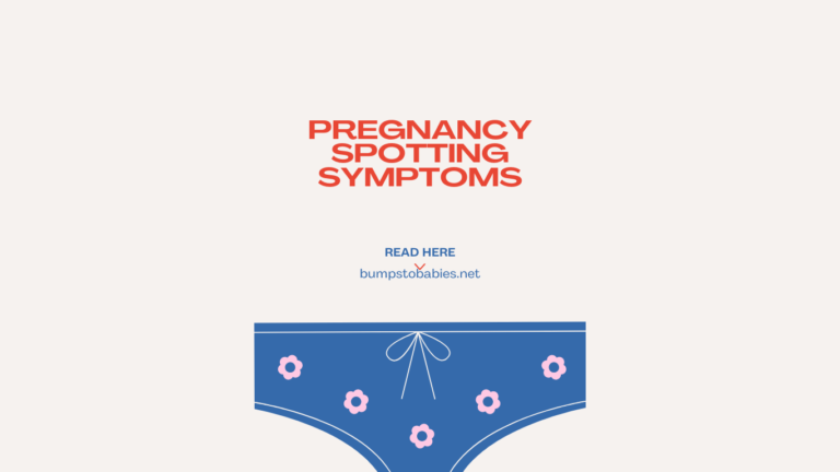 pregnancy spotting symptoms