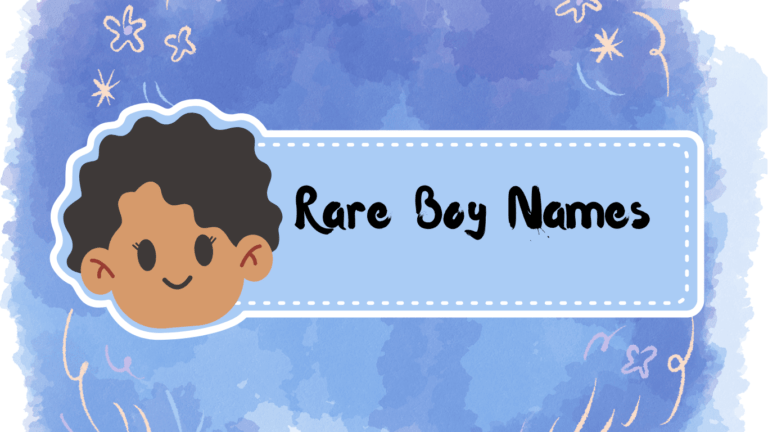 very rare unique boy names