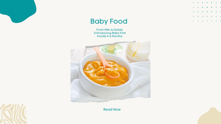 baby first foods 4 6 months